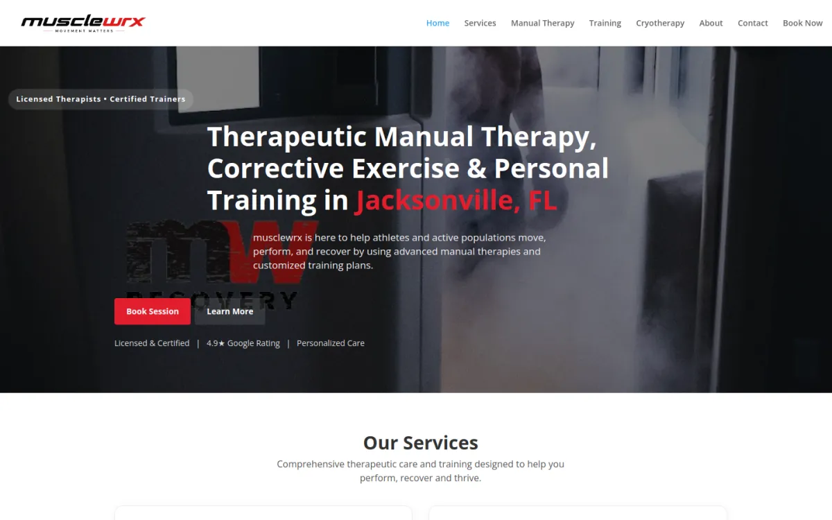 MuscleWrx website