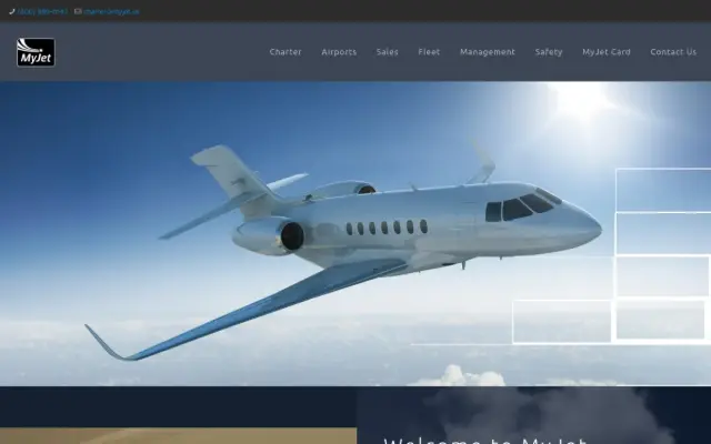 MyJet website